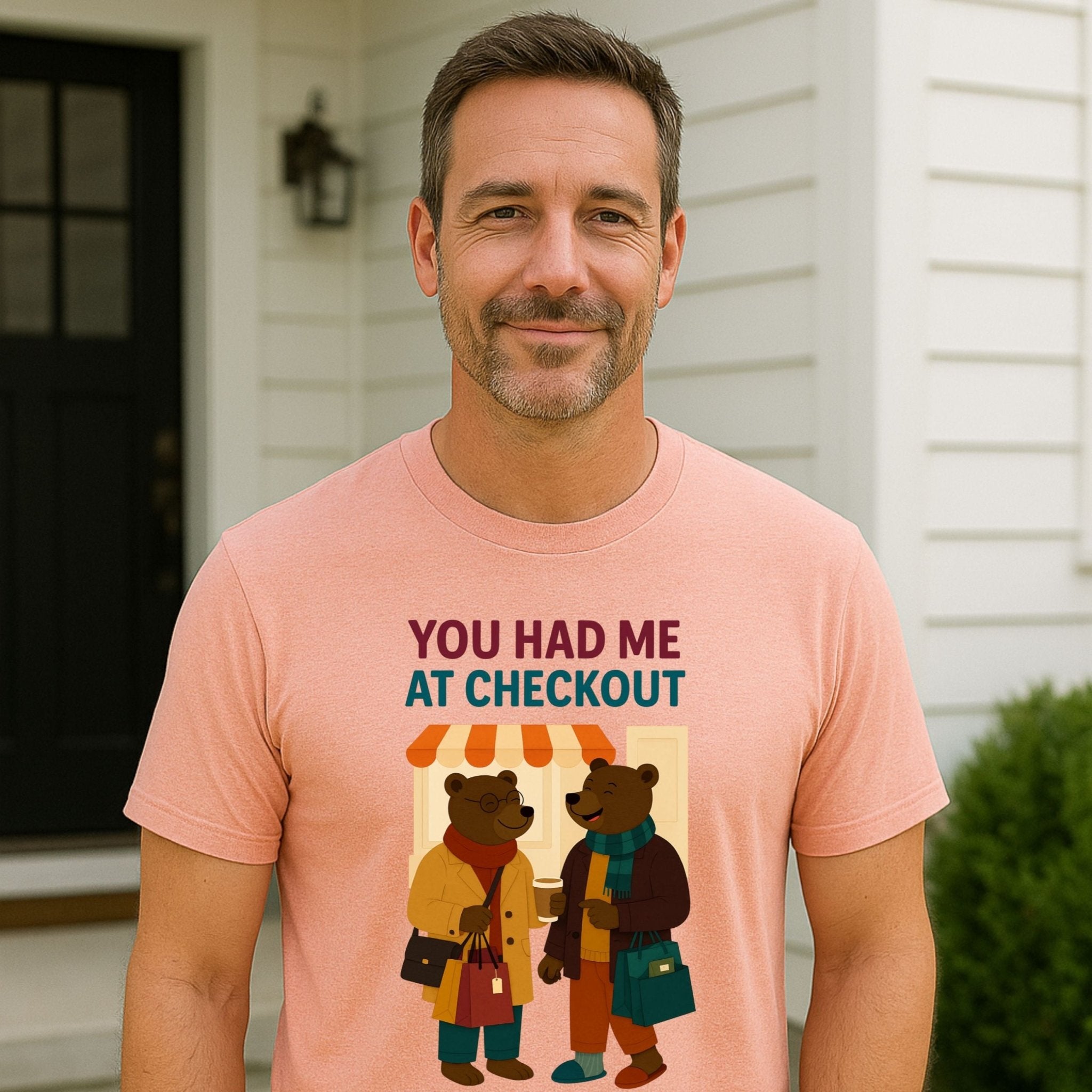 You Had Me At Checkout Shirt, Gay Bear Couple T-Shirt - Craig Michael Design