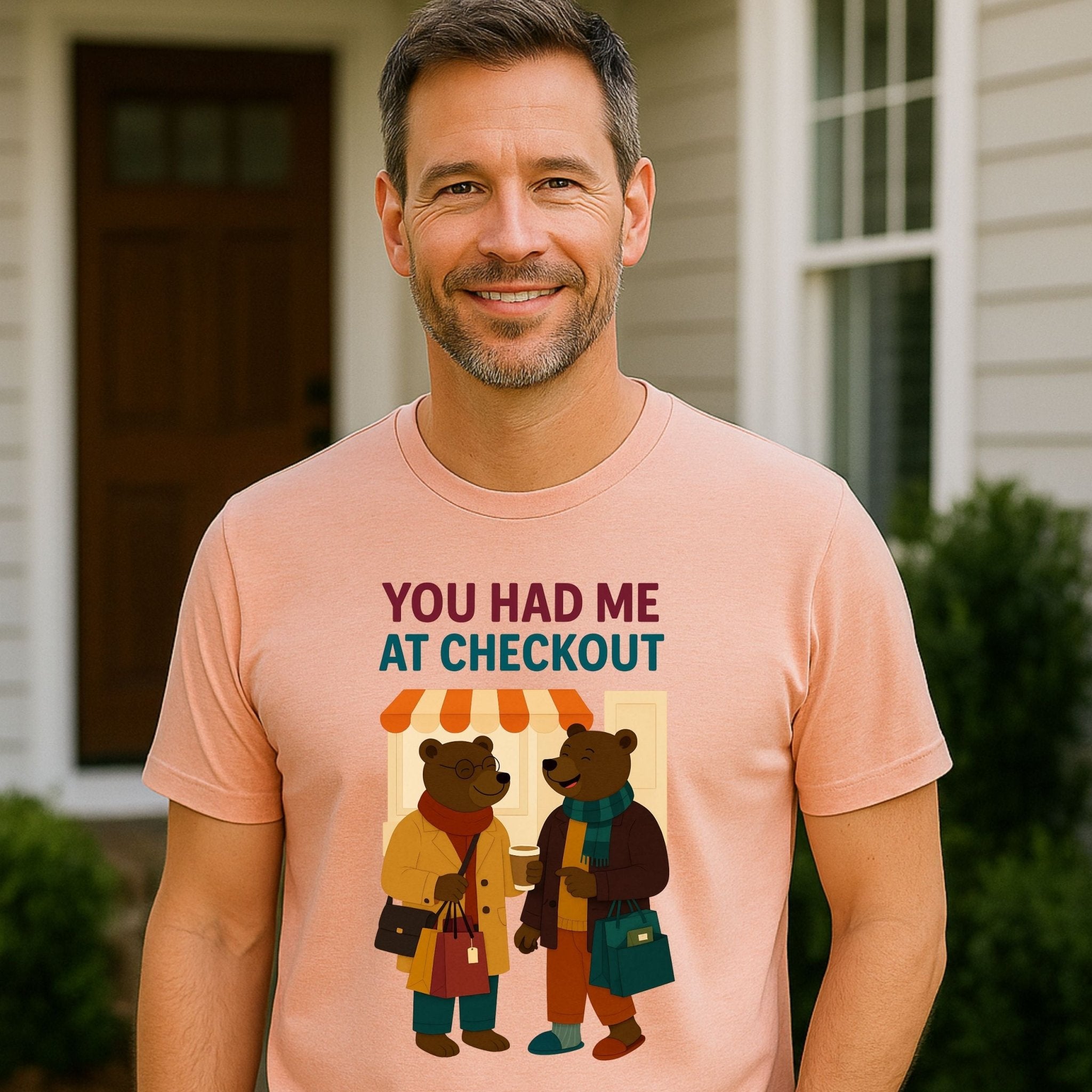 You Had Me At Checkout Shirt, Gay Bear Couple T-Shirt - Craig Michael Design