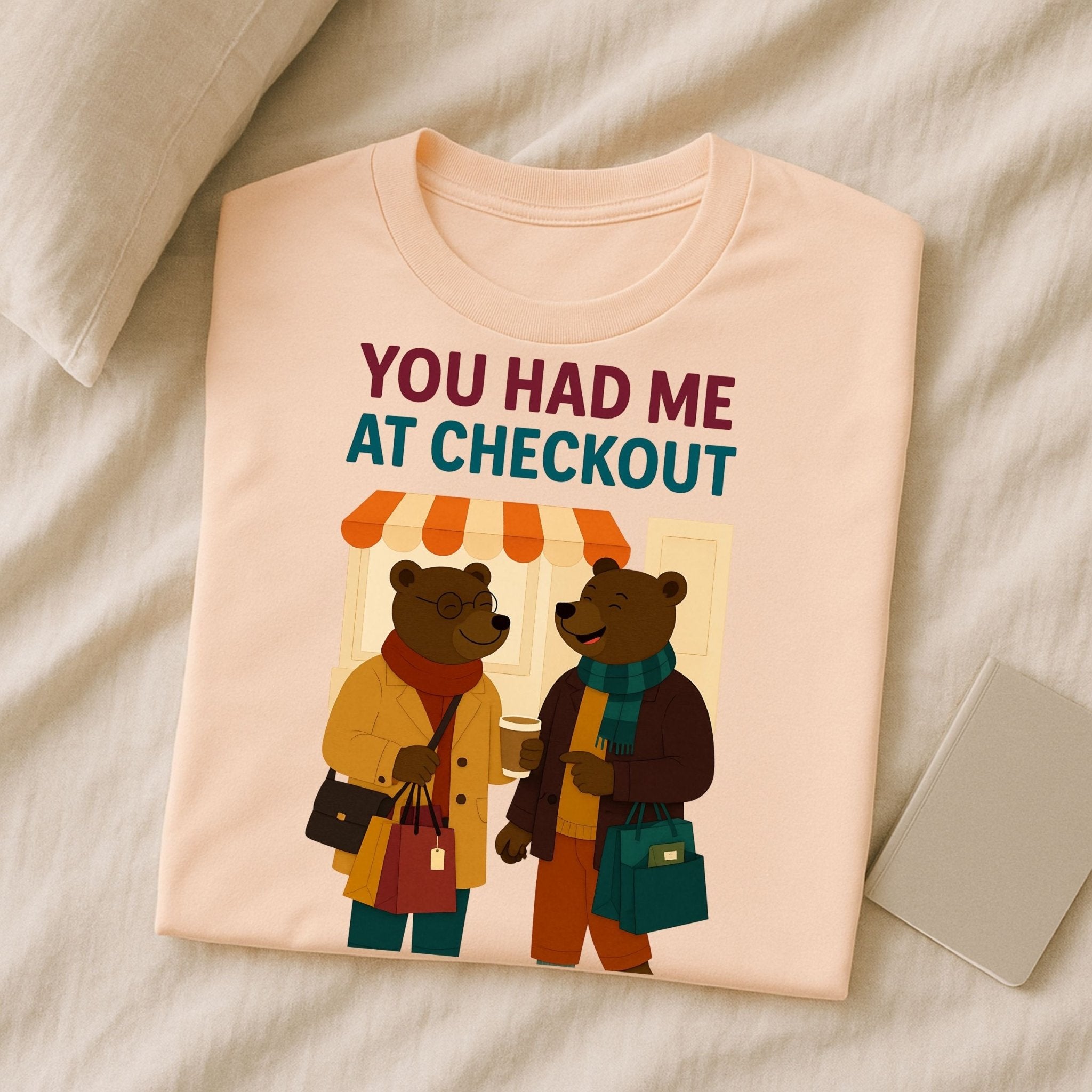 You Had Me At Checkout Shirt, Gay Bear Couple T-Shirt - Craig Michael Design