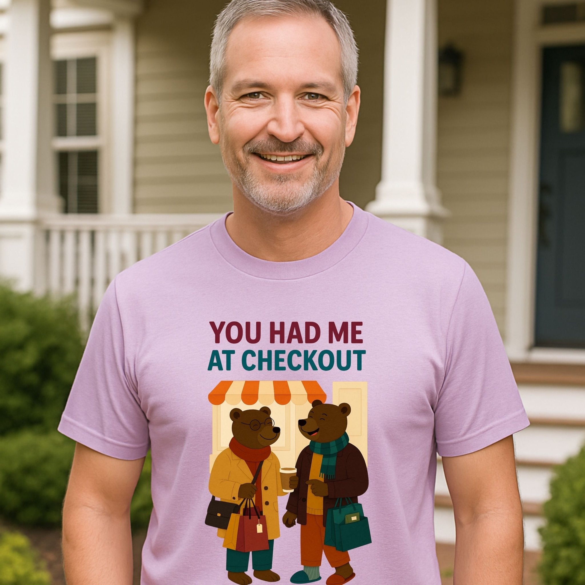 You Had Me At Checkout Shirt, Gay Bear Couple T-Shirt - Craig Michael Design